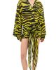 The Attico The Attico Mini Dress Yellow/Black - 1