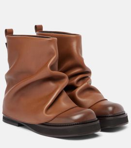 The Attico The Attico Mini Robin leather combat boots