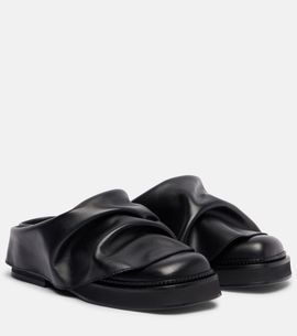The Attico The Attico Mini Robin leather mules