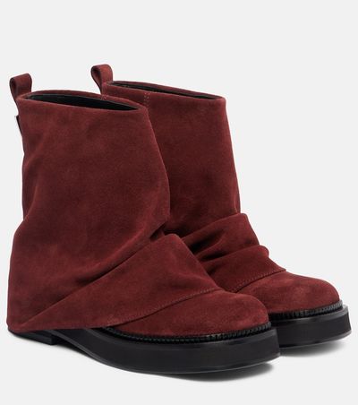 The Attico The Attico Mini Robin suede combat boots