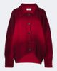 The Attico The Attico Ombré oversized wool and cashmere cardigan - 1
