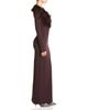 The Attico The Attico Open Back Feather Trim Gown - 5