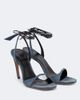 The Attico The Attico Ora denim slingback sandals - 1