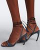 The Attico The Attico Ora denim slingback sandals - 3