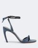 The Attico The Attico Ora denim slingback sandals - 6
