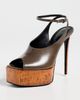 The Attico The Attico Ornella Sandals 140m Brown - 2