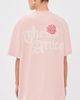 The Attico The Attico Oversized Logo T-Shirt Rose - 3
