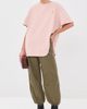 The Attico The Attico Oversized Logo T-Shirt Rose - 5