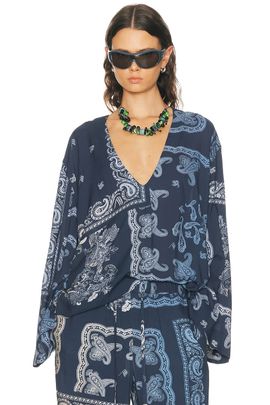 THE ATTICO THE ATTICO Paisley Blouse