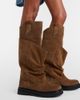 The Attico The Attico Passeggiata suede combat boots - 2