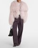 The Attico The Attico Pleated virgin wool wide-leg pants - 2