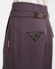 The Attico The Attico Pleated virgin wool wide-leg pants - 5