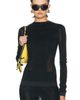 THE ATTICO THE ATTICO Ponte Jersey Top - 1