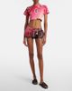 The Attico The Attico Printed cotton crop top - 5