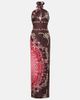 The Attico The Attico Printed silk maxi dress - 1