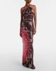 The Attico The Attico Printed silk maxi dress - 2