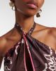 The Attico The Attico Printed silk maxi dress - 4