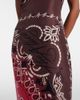 The Attico The Attico Printed silk maxi dress - 6