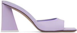 The Attico The Attico Purple Mini Devon Mules