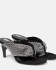 The Attico The Attico Rem satin crystal-embellished thong sandals - 1