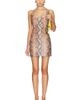 THE ATTICO THE ATTICO Reptile Mini Dress - 1