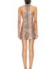 THE ATTICO THE ATTICO Reptile Mini Dress - 3