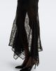 The Attico The Attico Semi-sheer asymmetric lace midi dress - 4