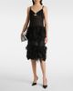 The Attico The Attico Sheer feather-trimmed midi dress - 2