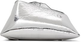 The Attico The Attico Silver '8.30 PM' Oversized Clutch