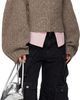 The Attico The Attico Silver 'La Passeggiata' Small Top Handle Bag - 4