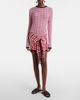 The Attico The Attico Striped crochet cotton minidress - 2