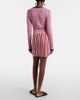 The Attico The Attico Striped crochet cotton minidress - 3