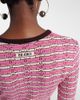 The Attico The Attico Striped crochet cotton minidress - 6