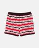 The Attico The Attico Striped crochet cotton shorts - 1