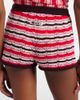 The Attico The Attico Striped crochet cotton shorts - 4