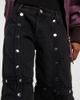 The Attico The Attico Studded convertible low-rise straight jeans - 4