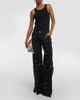 The Attico The Attico Studded convertible low-rise straight jeans - 7