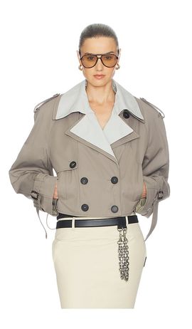 THE ATTICO THE ATTICO Trench Bomber Jacket