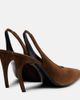 The Attico The Attico Viper suede slingback pumps - 3