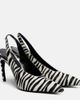 The Attico The Attico Viper zebra-print calf hair pumps - 1