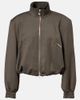 The Attico The Attico Virgin wool-blend bomber jacket - 1