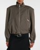 The Attico The Attico Virgin wool-blend bomber jacket - 5