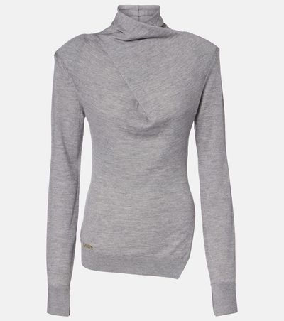 The Attico The Attico Virgin wool turtleneck sweater