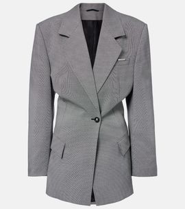 The Attico The Attico Wool and cotton blazer