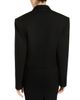 The Attico The Attico Wool Gabardine Cropped Blazer - 3
