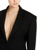 The Attico The Attico Wool Gabardine Cropped Blazer - 5
