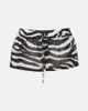 The Attico The Attico Zebra-print cotton muslin shorts - 1