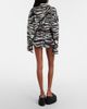 The Attico The Attico Zebra-print cotton muslin shorts - 5
