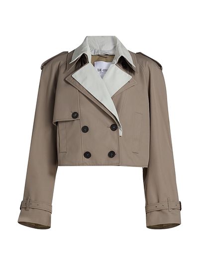 The Attico Women's Double-Breasted Blouson Jacket