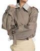 The Attico Women's Double-Breasted Blouson Jacket - 7